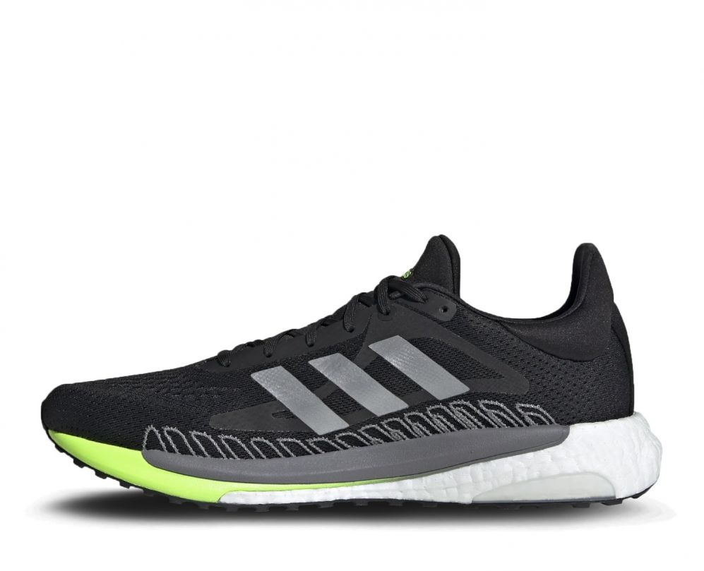 100% HOMME Adidas SOLAR GLIDE 19 HEREN - Chaussures running Homme  black/grey/white - Private Sport Shop