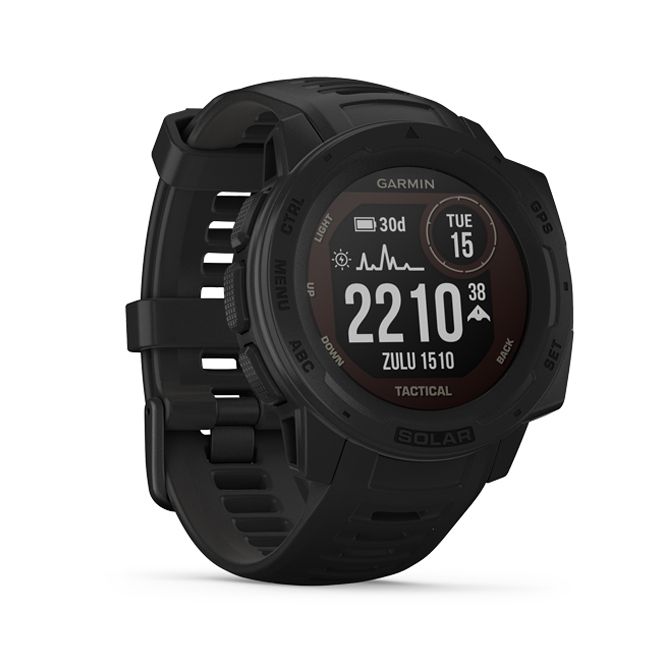 Garmin Instinct Solar Camo GPS Smartwatch - lichen camo | BIKE24