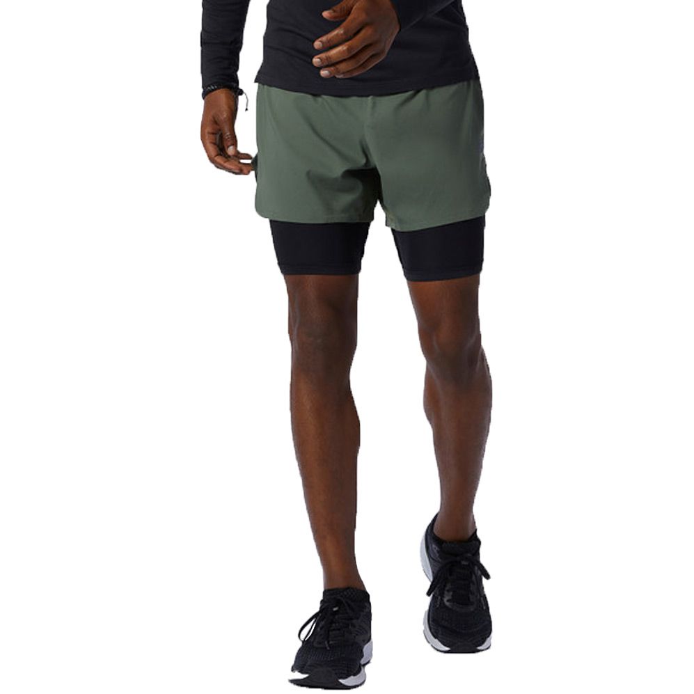 New Balance Q Speed Fuel 2in1 5 Inch Short heren