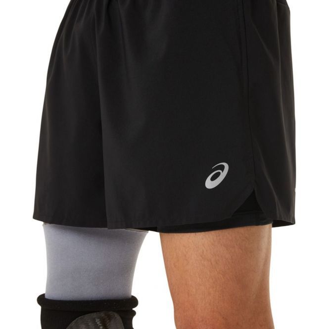 ASICS Road 2-in-1 5 Inch Short heren