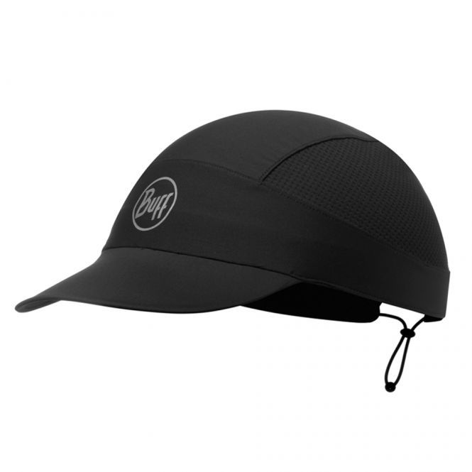 BUFF Pro Run Cap R-Solid Black