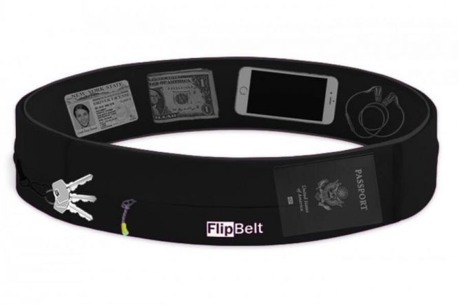 FlipBelt zipper