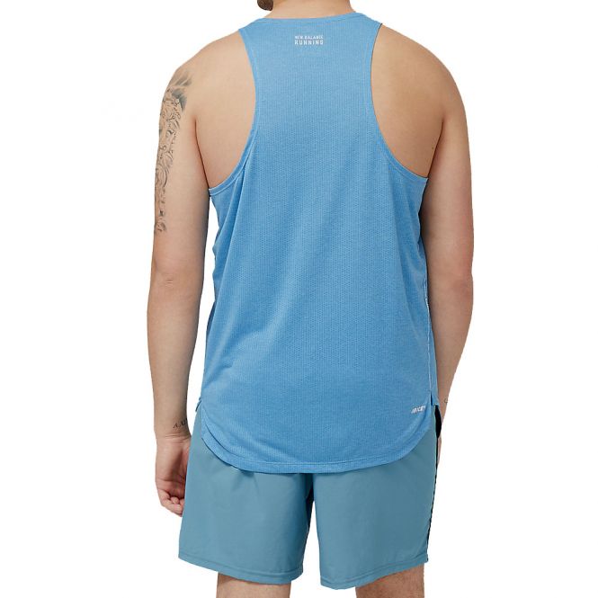 New Balance Graphic Impact Run Singlet heren