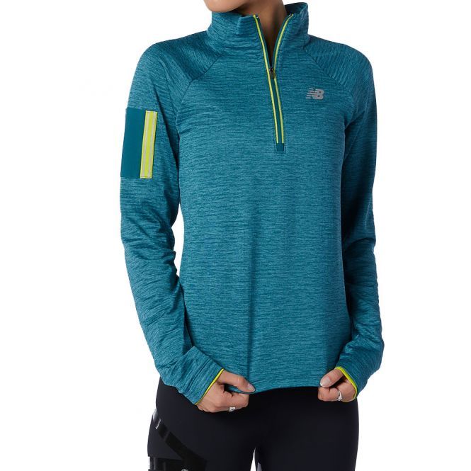 New Balance Impact Run Heat Grid Half Zip dames