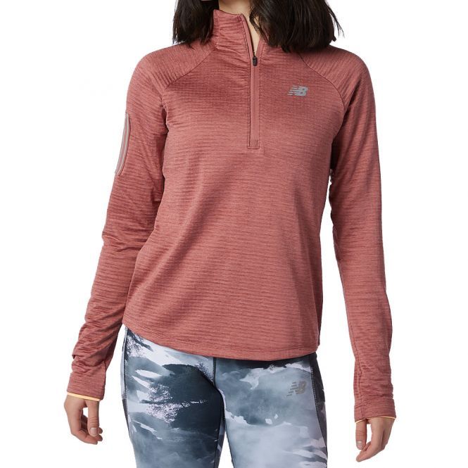 New Balance Impact Run Heat Grid Half Zip dames