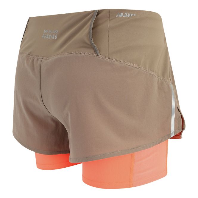 New Balance Impact Run Printed 2in1 Short dames