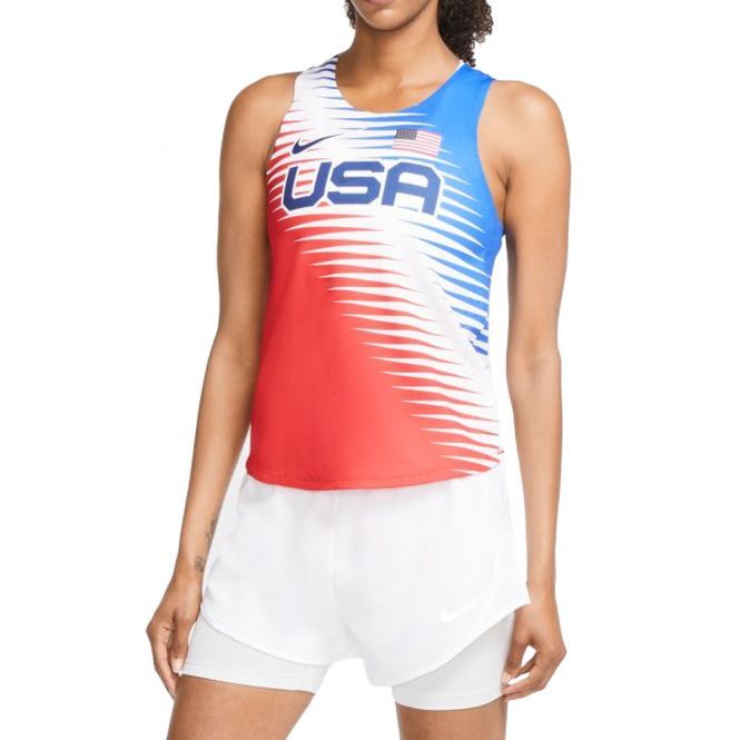 Nike Dri-FIT ADV Team USA AeroSwift Singlet dames