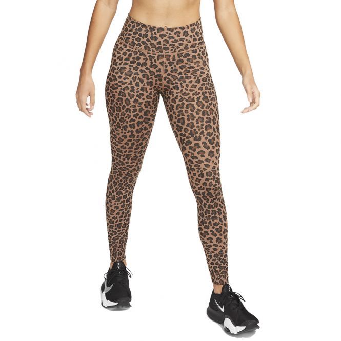 Nike Dri-FIT One Printed Leopard Legging dames