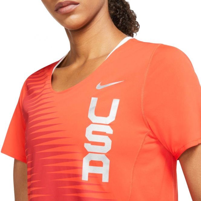 Nike Team USA City Sleek Top dames