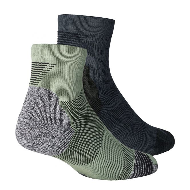 Odlo Ceramicool Graphic Quarter Socks 2-Pack unisex