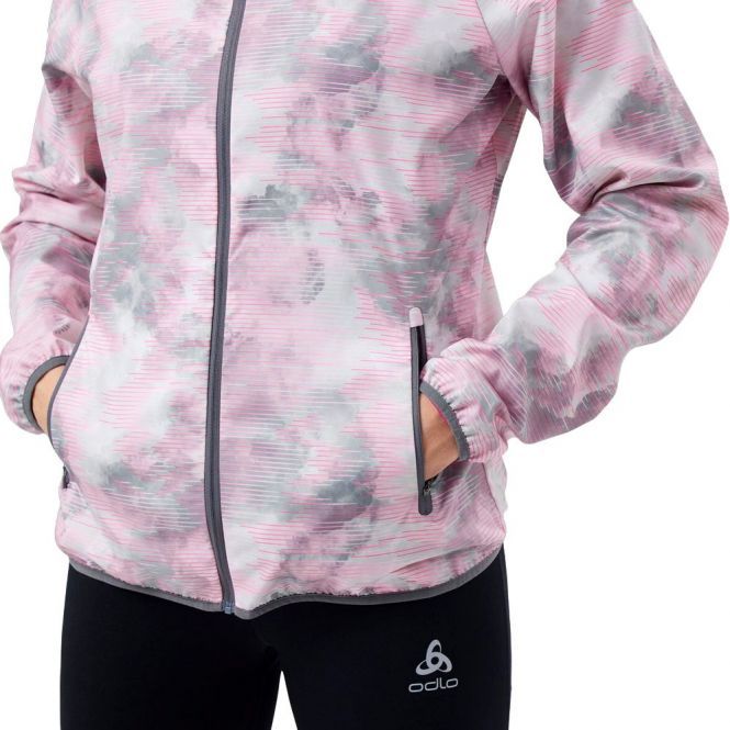 Odlo Essential Light Print Jacket dames