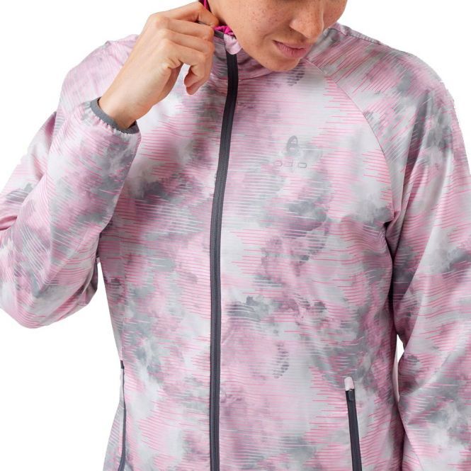 Odlo Essential Light Print Jacket dames