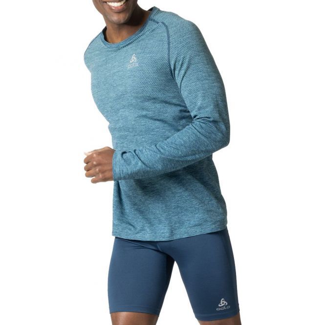 Odlo Essential Seamless Crew Neck LS heren