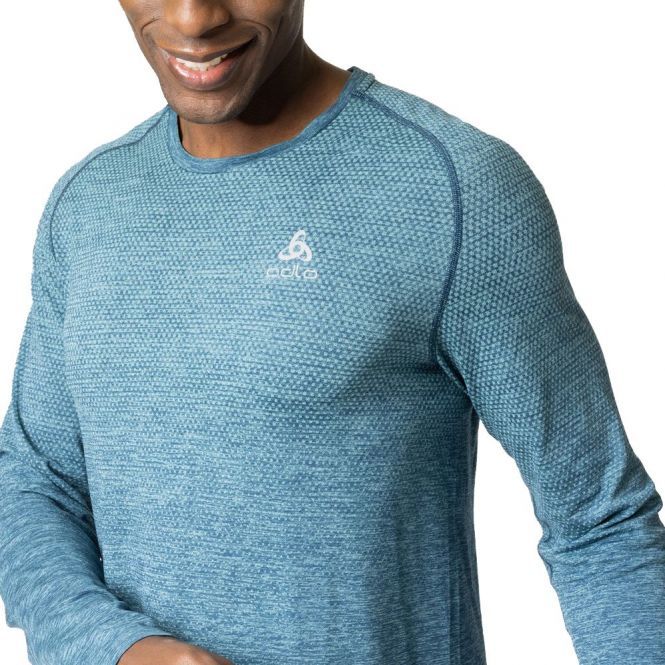 Odlo Essential Seamless Crew Neck LS heren