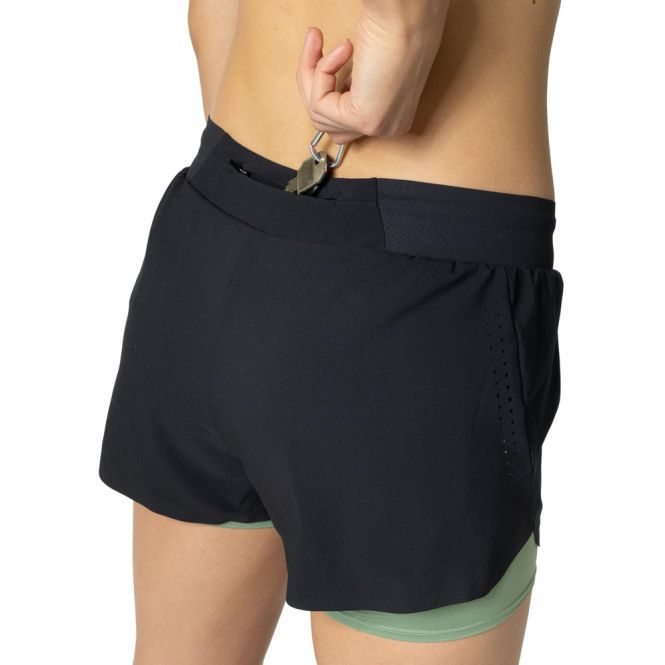 Odlo Zeroweight 3 Inch 2-in-1 shorts dames