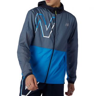 New Balance Printed Impact Run Light Pack Jacket heren