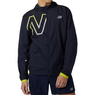 New Balance Printed Impact Run Light Pack Jacket heren