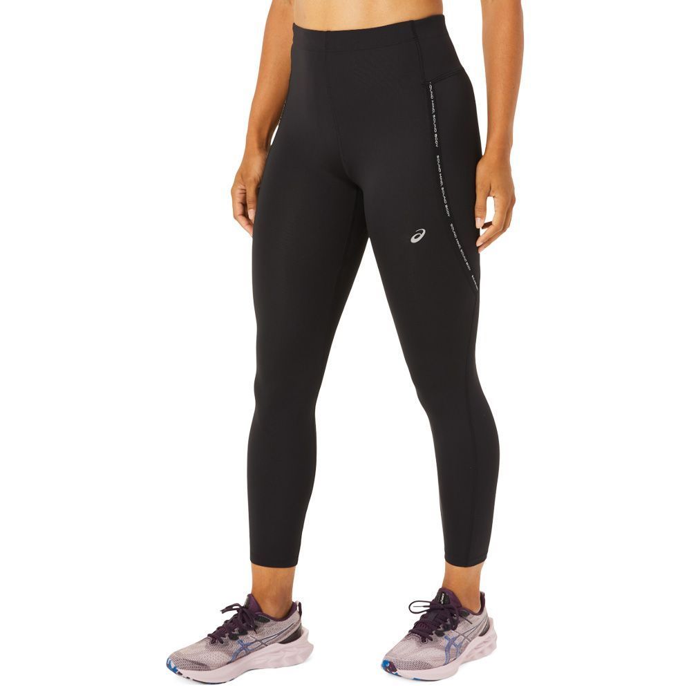 tekst lavendel uitdrukken ASICS Race High Waist Tight dames