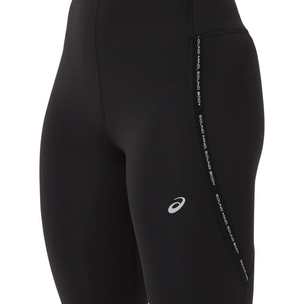 tekst lavendel uitdrukken ASICS Race High Waist Tight dames