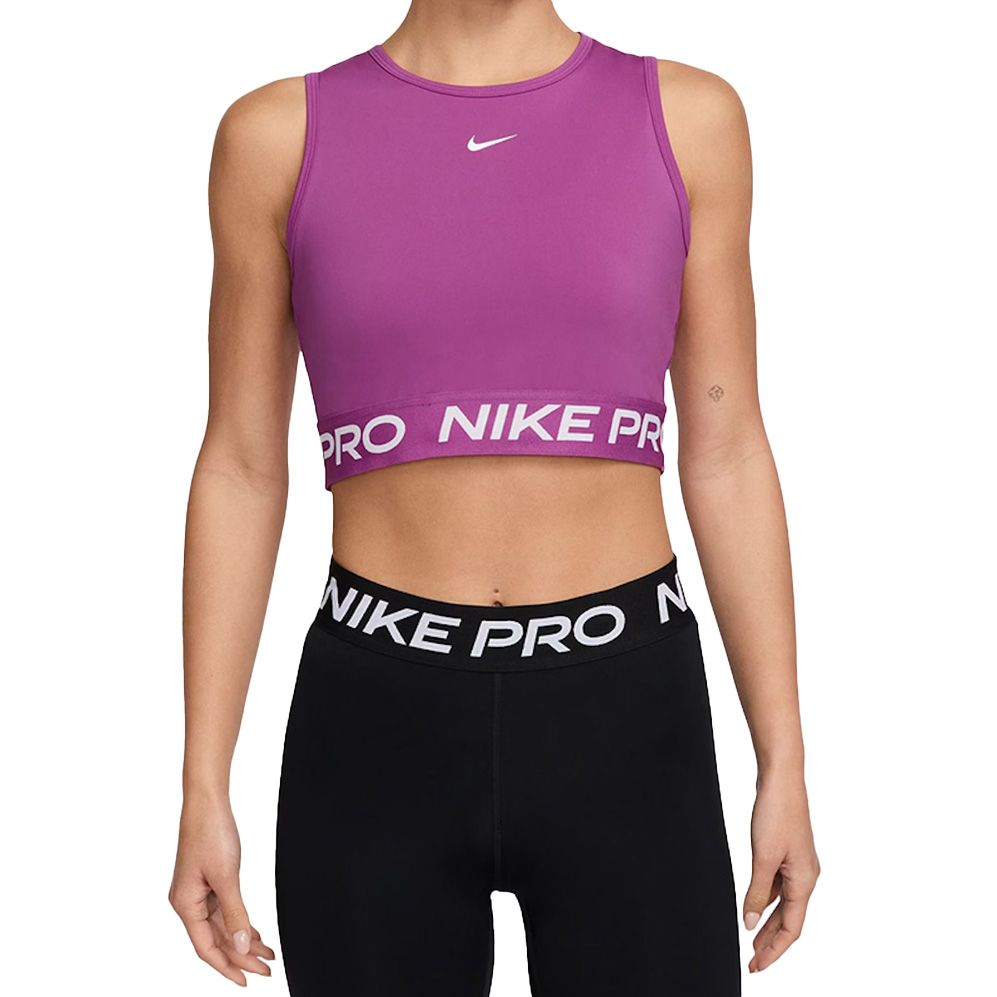 nike cropped running tank