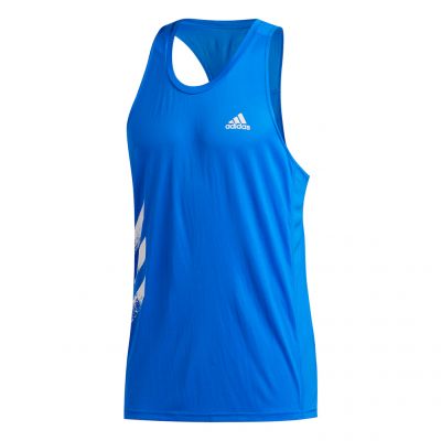 adidas Own The Run 3-Stripes PB Singlet heren