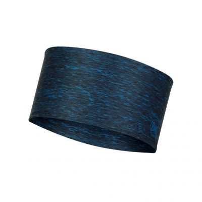 Buff Coolnet UV Wide Headband Navy HTR