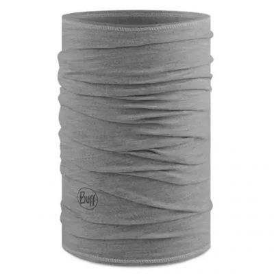 Buff Lightweight Merino Col - Solid Light Grey - Nekwarmer