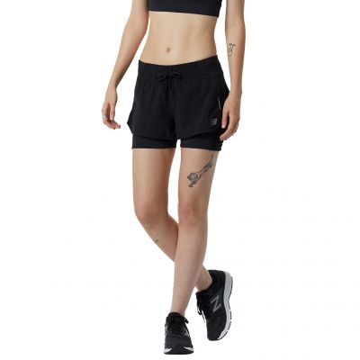 New Balance Impact Run 2in1 Short dames
