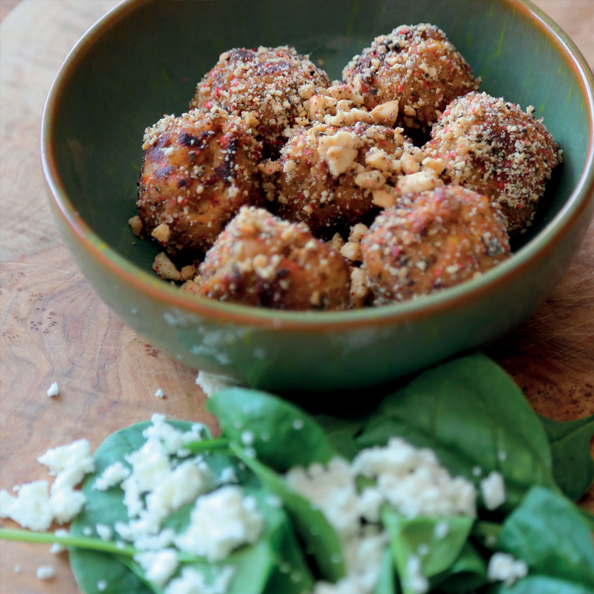 Hartige cashew balletjes