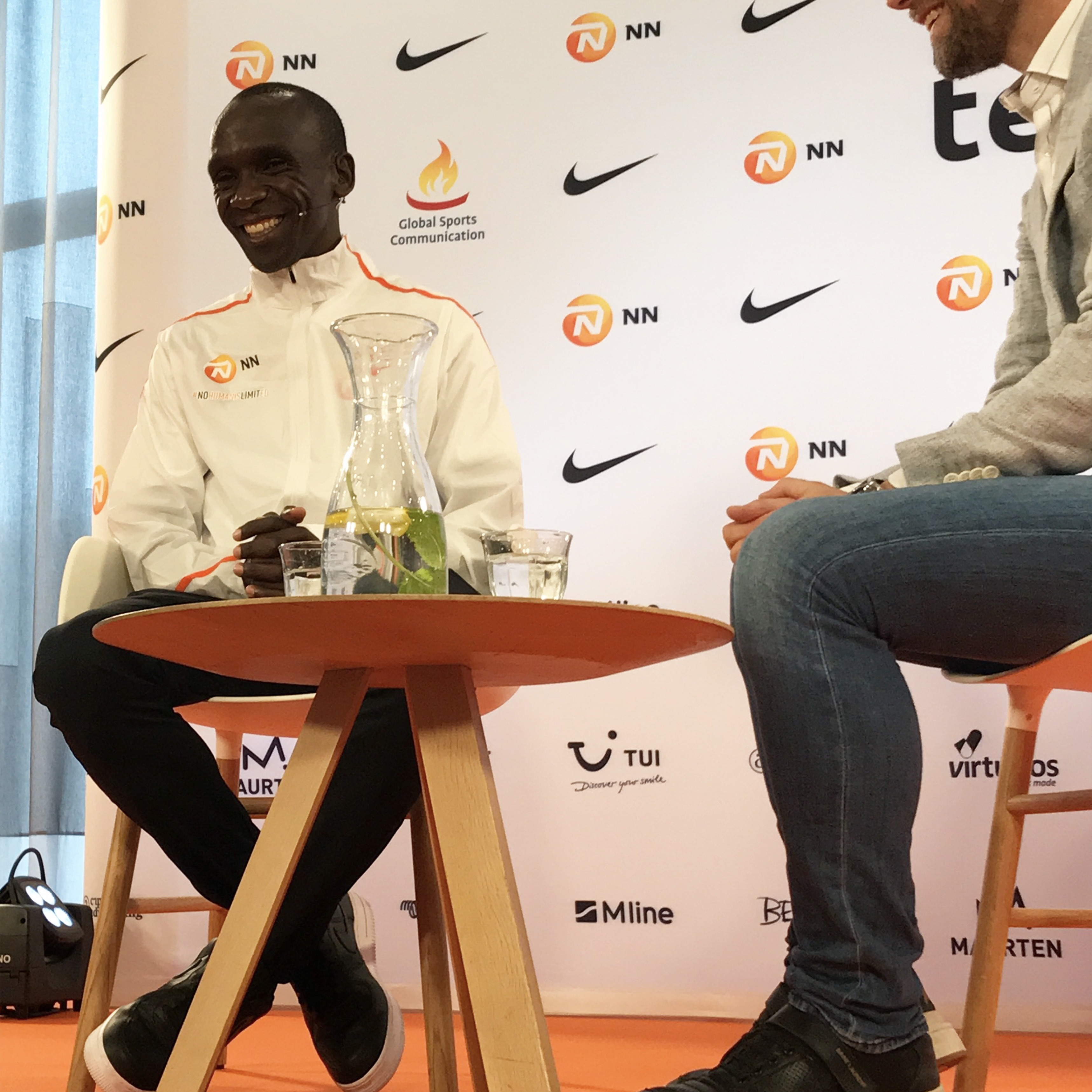 De lach van Eliud Kipchoge