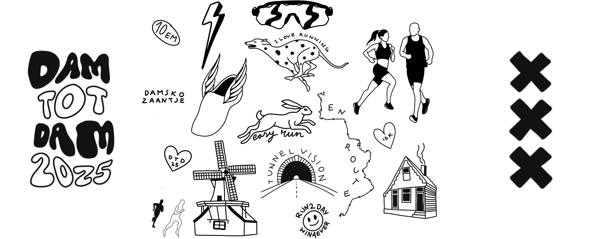 Dam tot Damloop 2025 Tattoo