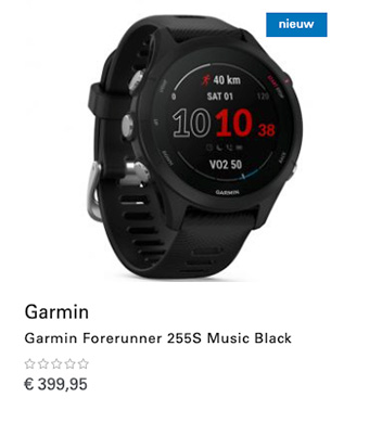 Garmin 255s voor vaderdag